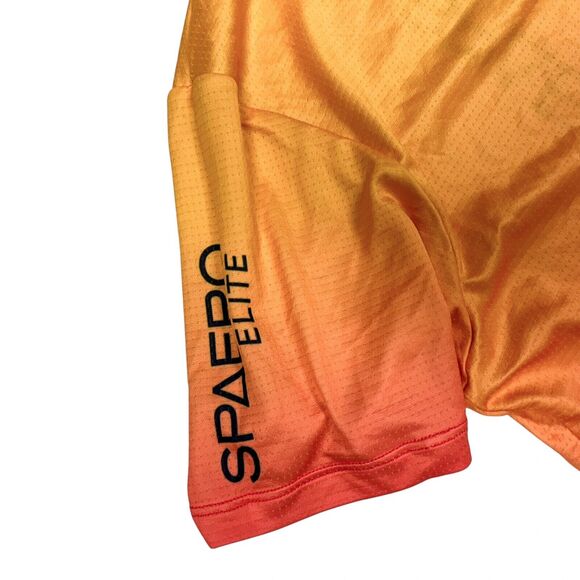 Spaero Elite Men's Ombre Orange Jersey Medium Cycling Triathlon (box 9) - Picture 5 of 9